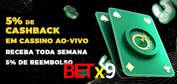 Promoções do cassino ao Vivo Betx9